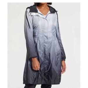 Anatomie Sedona Long Nylon Hooded Jacket Size Small
